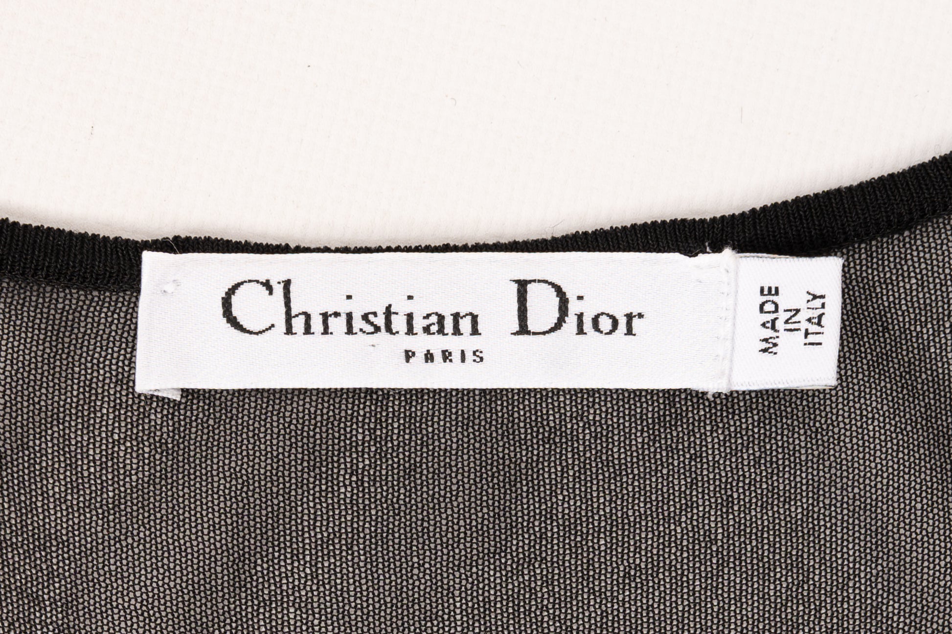 Haut noir Christian Dior