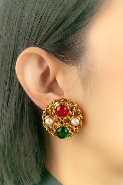 Boucles d'oreilles Chanel Haute Couture