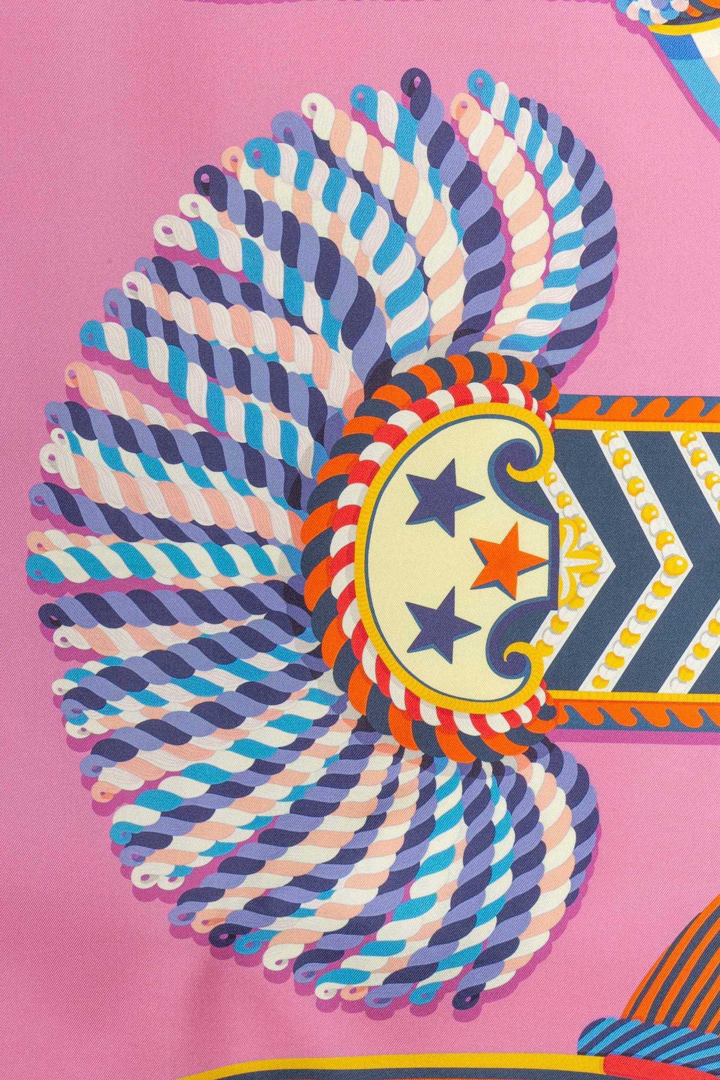 Foulard / Carré "Epaulettes de Gala" double face Hermès