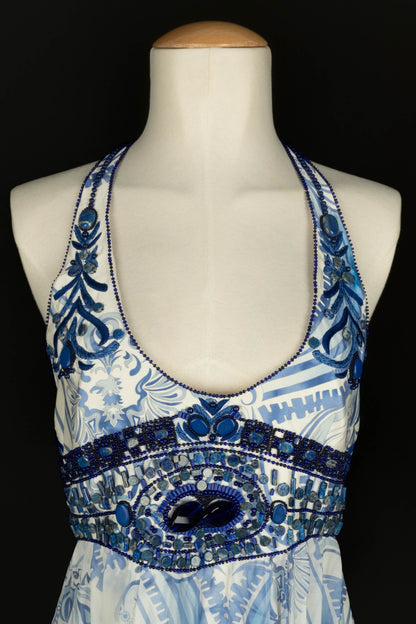 Robe bleue Pucci 