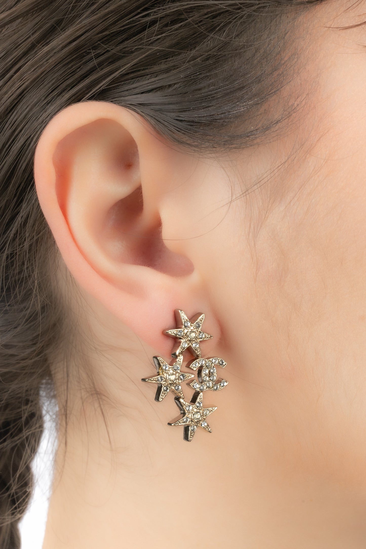 Boucles d'oreilles étoiles Chanel
