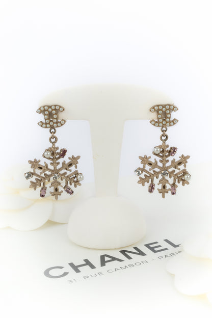 Boucles d'oreilles "Flocon de neige" Chanel
