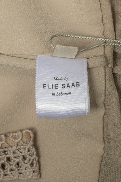 Robe brodée Elie Saab Printemps 2025