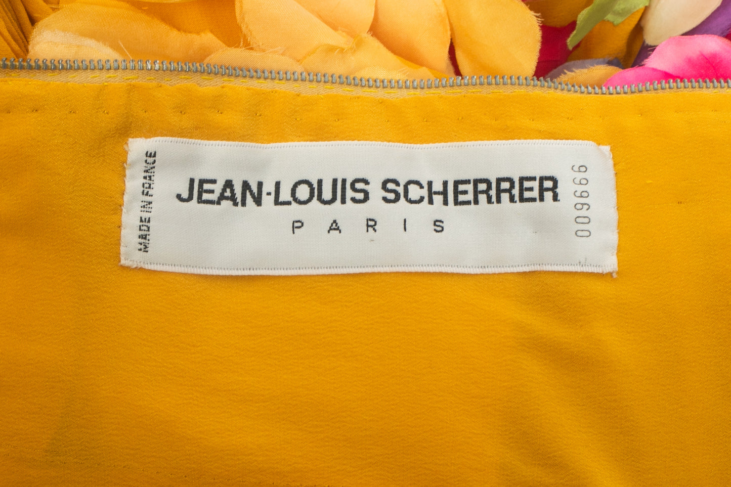 Robe fleuri Jean-Louis Scherrer Haute Couture