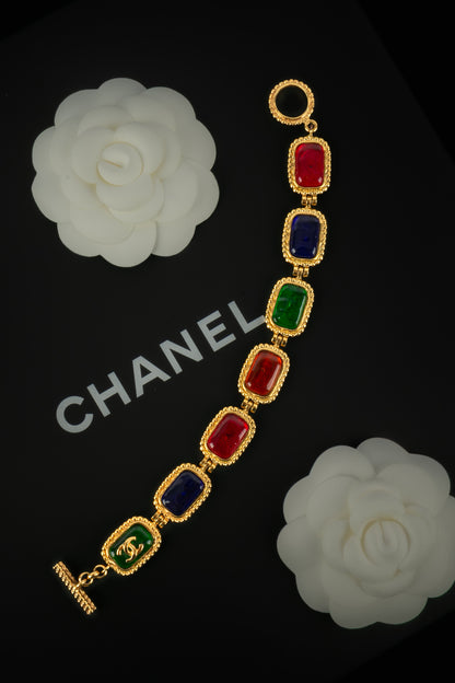 Bracelet articulé Chanel 1996