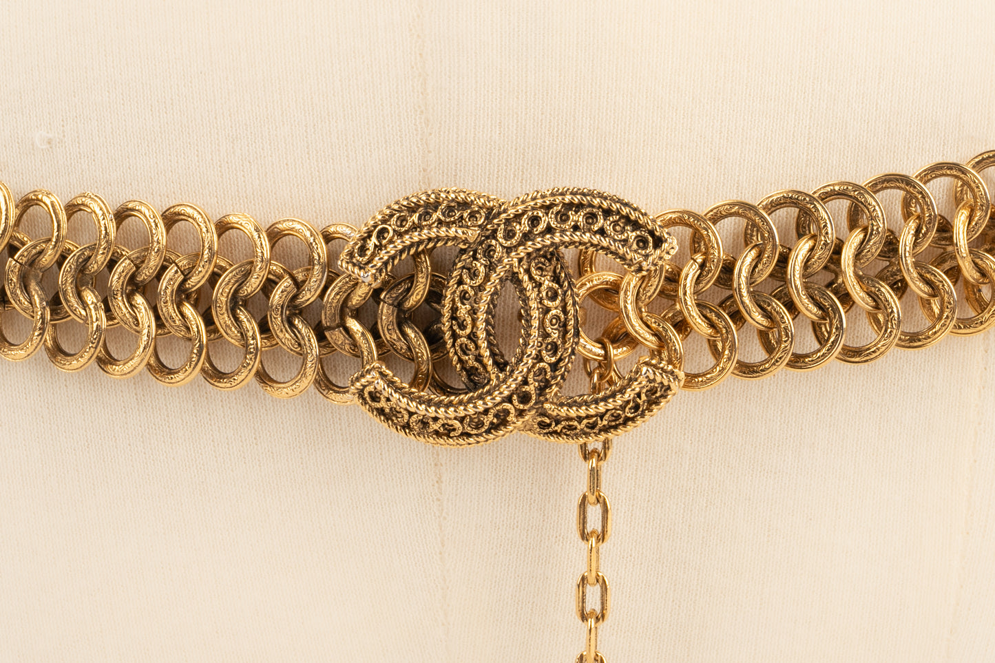 Ceinture cc Chanel 1985