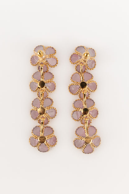 Boucles d'oreilles fleurs Augustine