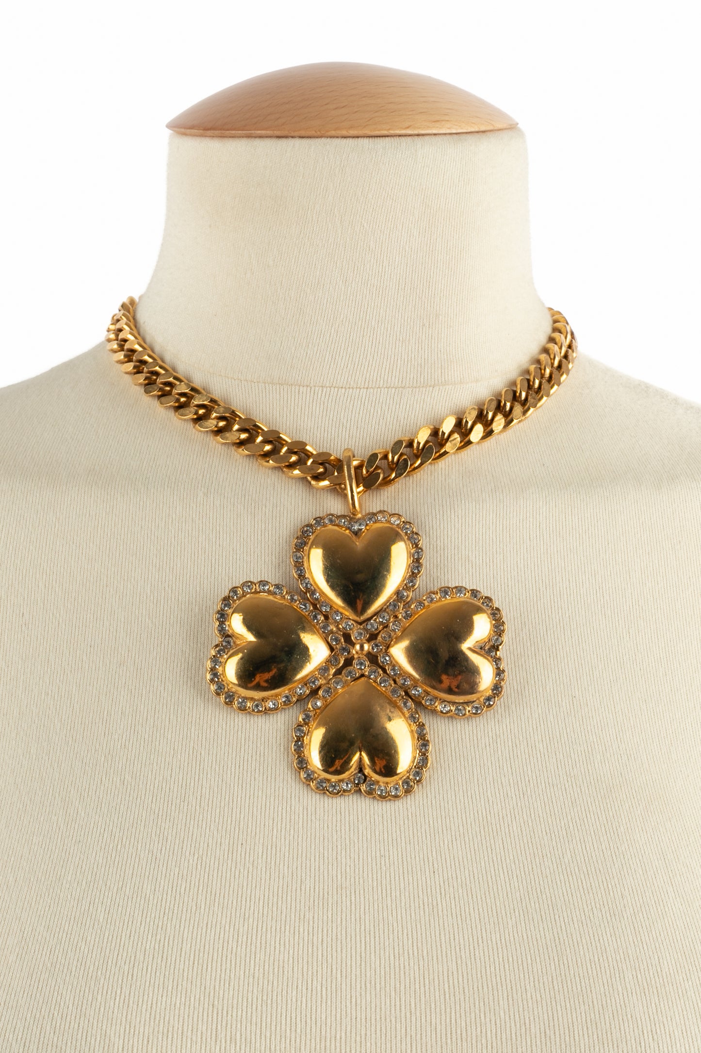 Collier trèfle Chanel 1985's