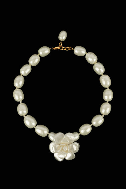 Collier camélia Chanel 1998