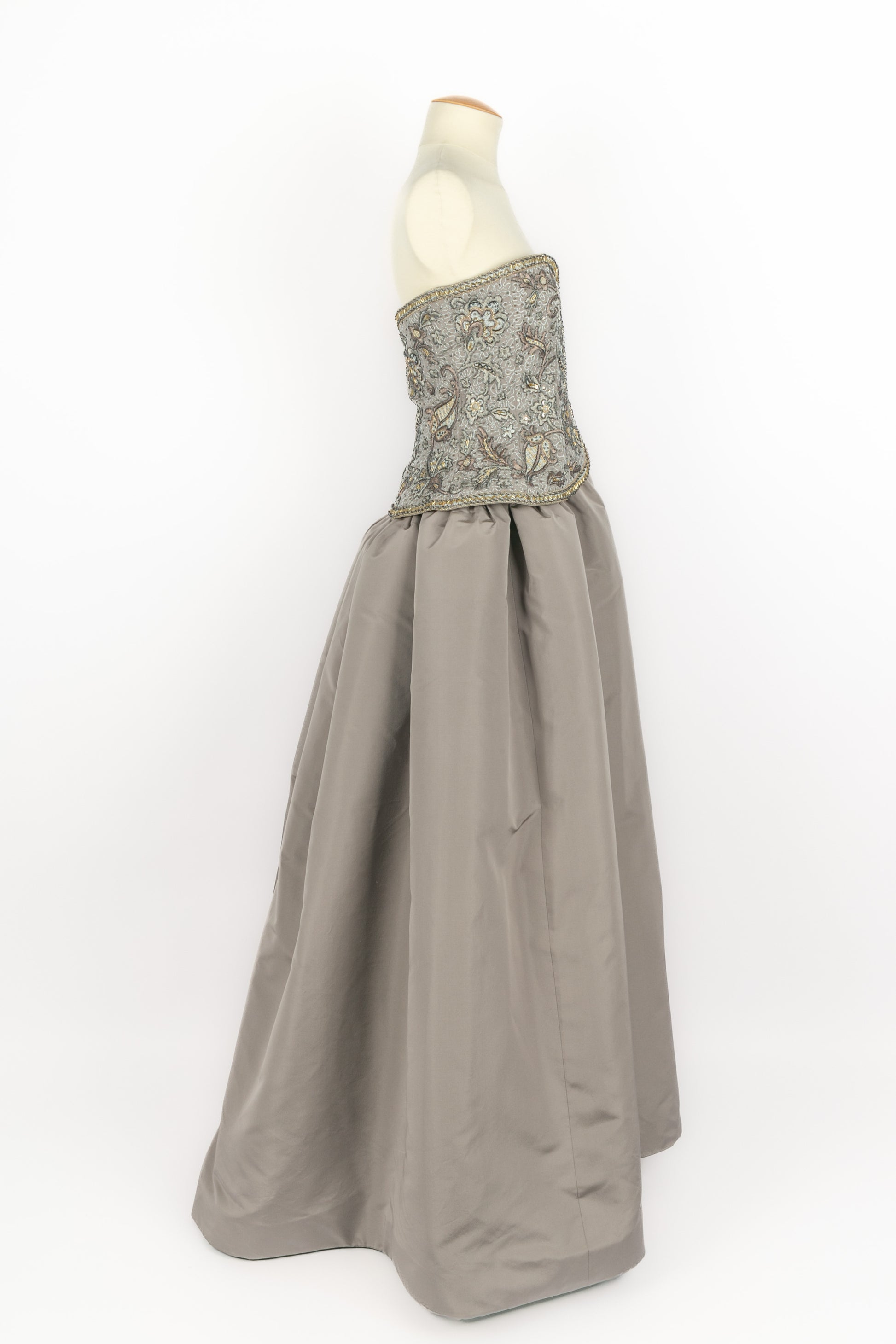 Robe bustier Nina Ricci Haute Couture