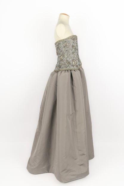 Robe bustier Nina Ricci Haute Couture