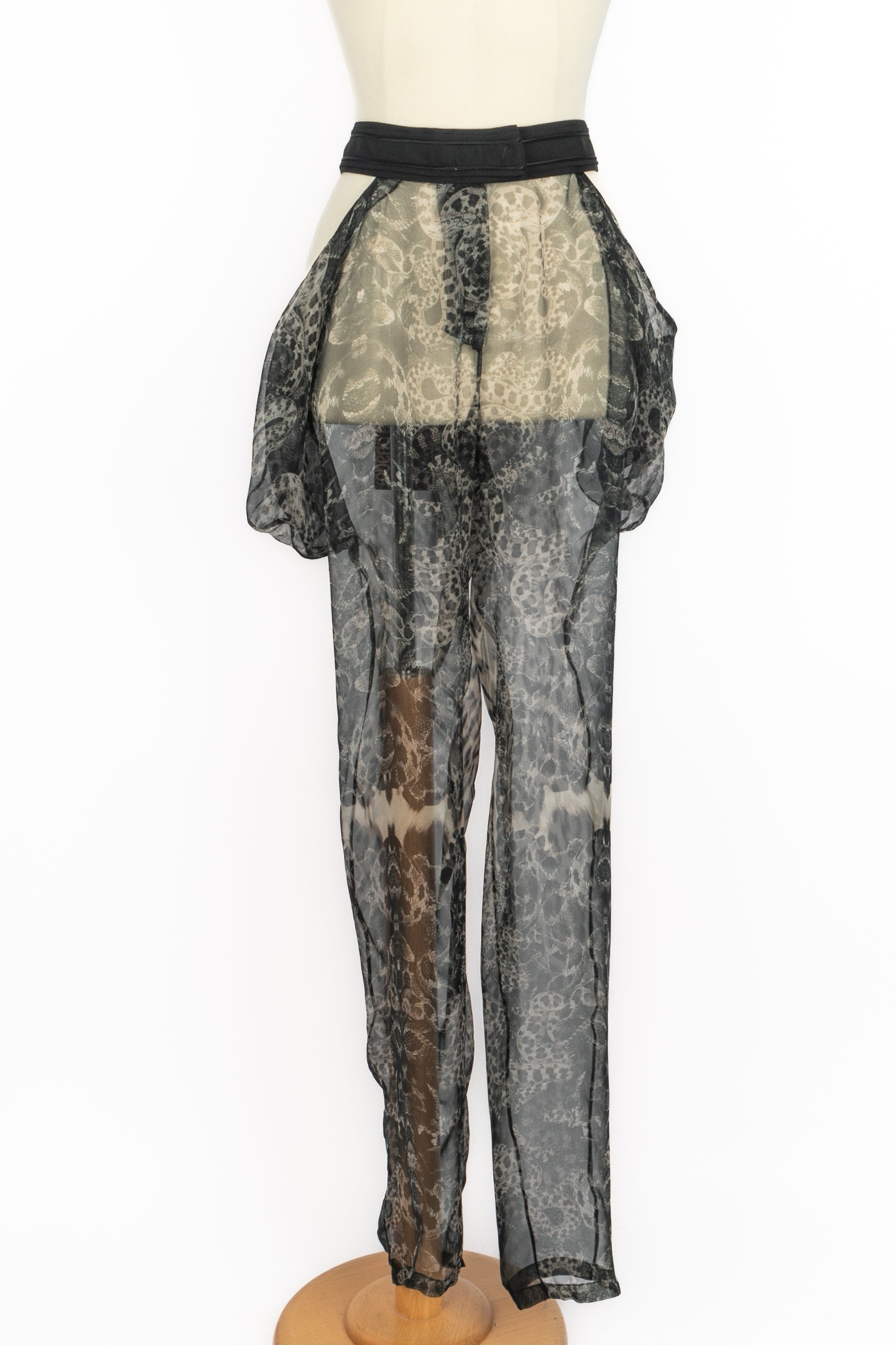 Pantalon en mousseline Roberto Cavalli