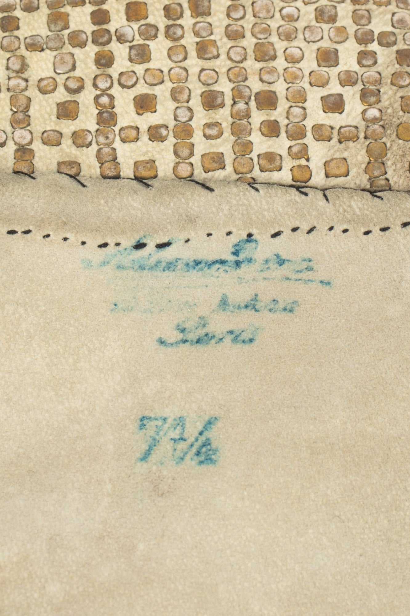 Gants vintage en cuir 