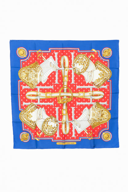 Foulard / carré "Selle à housse" Hermès
