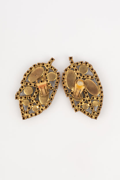 Boucles d'oreilles Louis Féraud Haute Couture