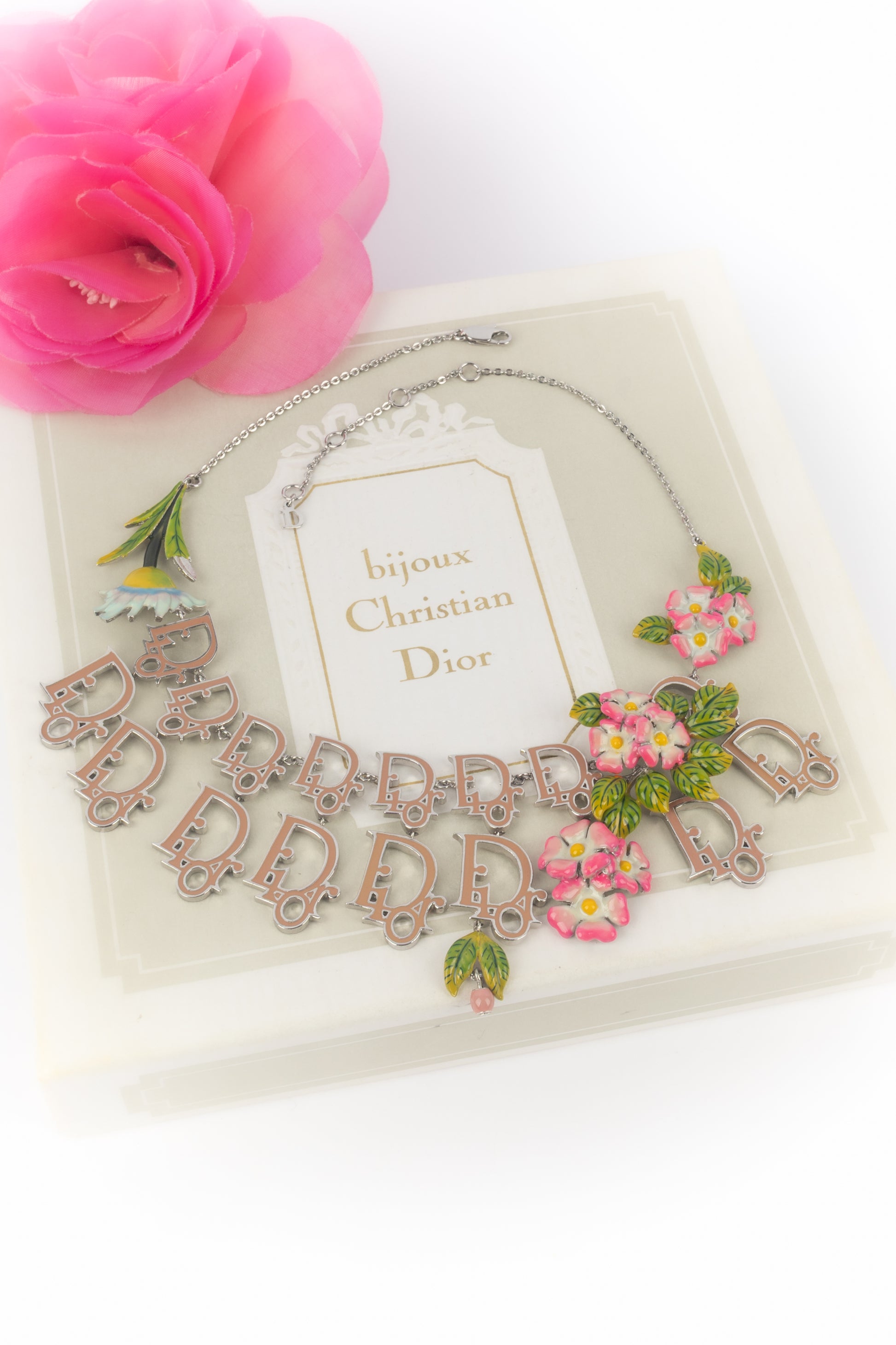 Collier émaillé Dior 2000's