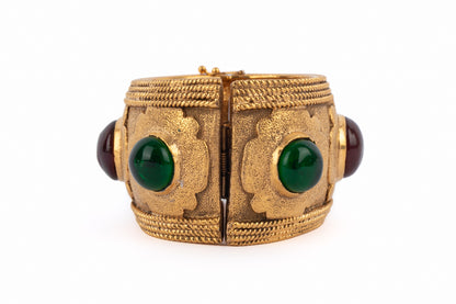 Bracelet byzantin Chanel 1980's