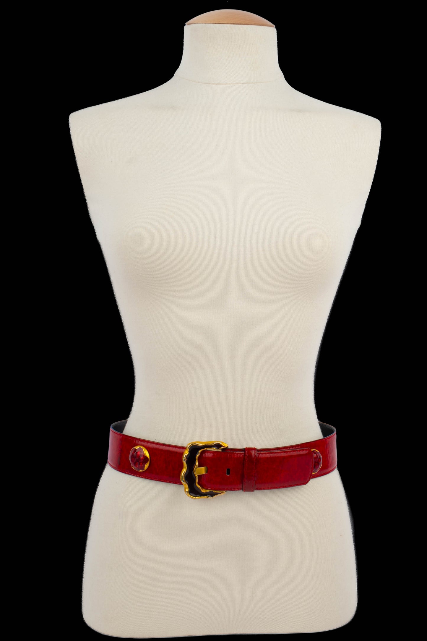 Ceinture en cuir Escada 1990's