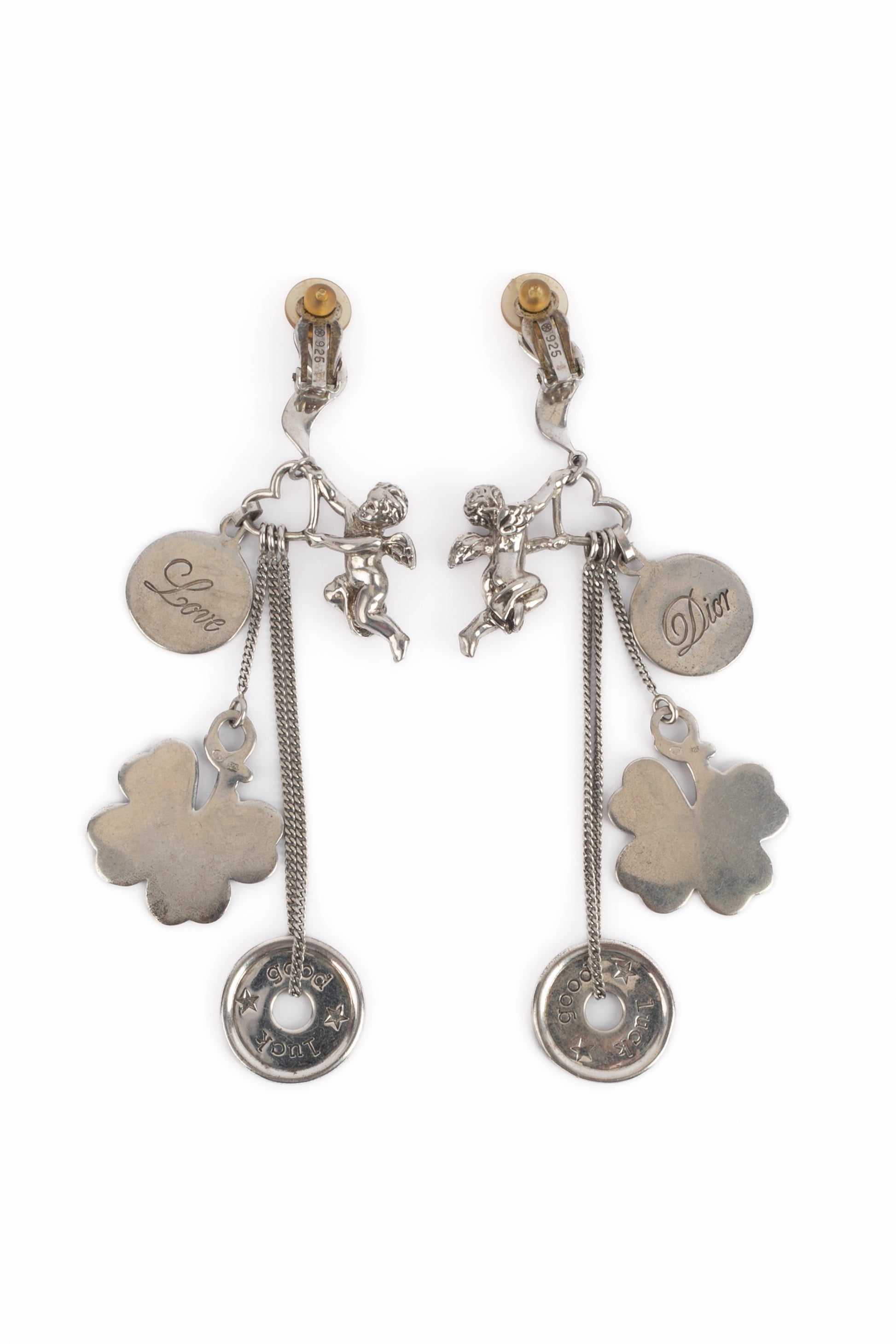 Boucles d'oreilles 'Lucky Charms" Christian Dior 2000's