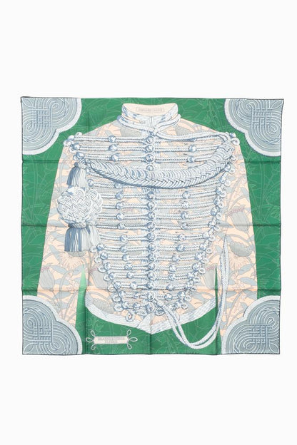 Foulard / Carré "Brandebourgs Fleuris" double face Hermès