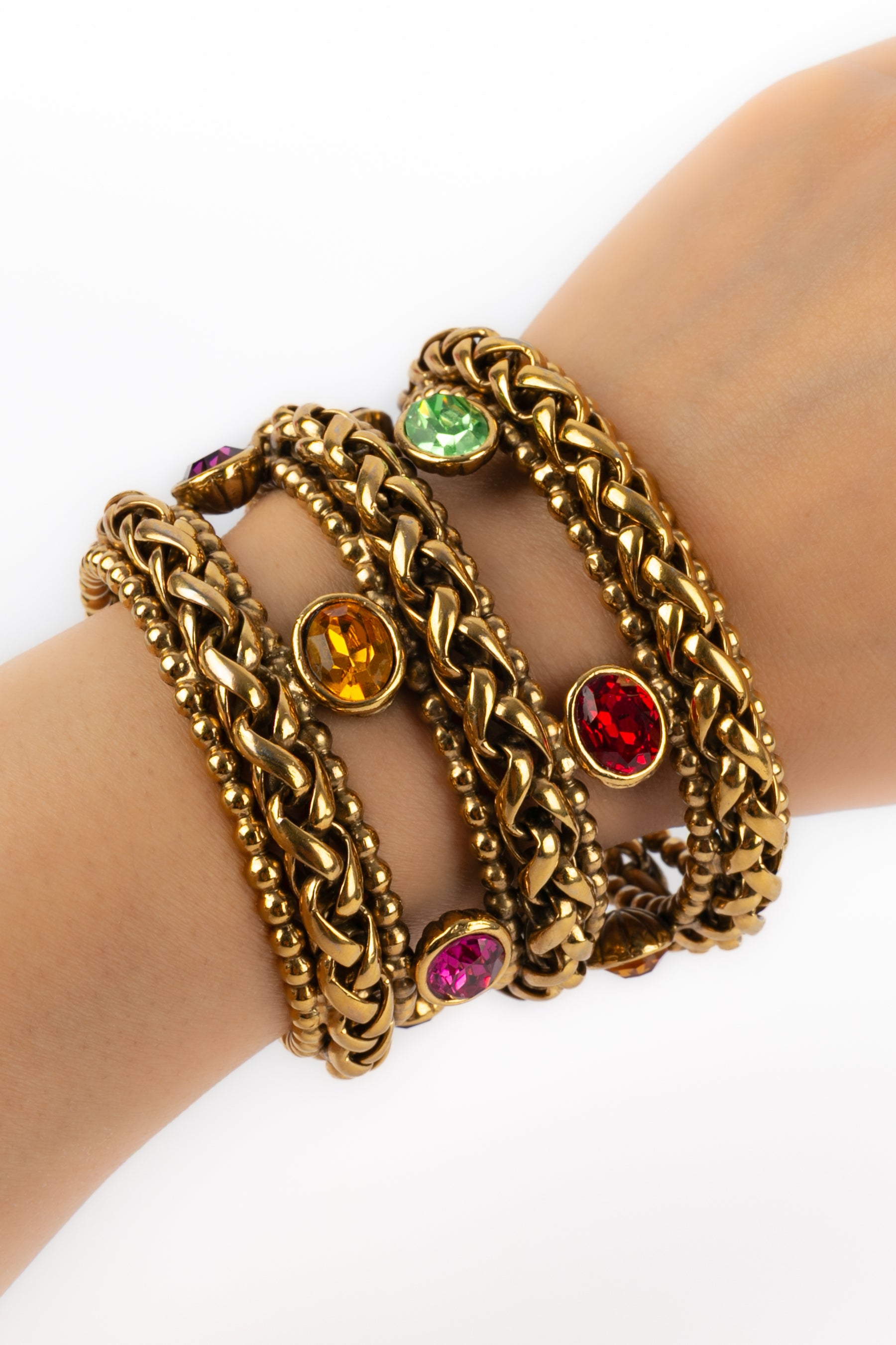 Bracelet manchette Yves Saint Laurent