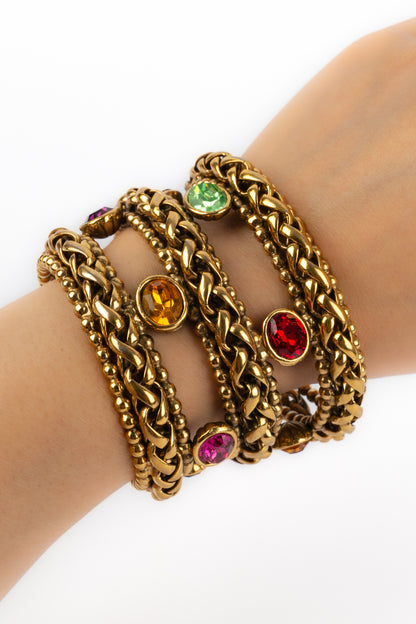 Bracelet manchette Yves Saint Laurent