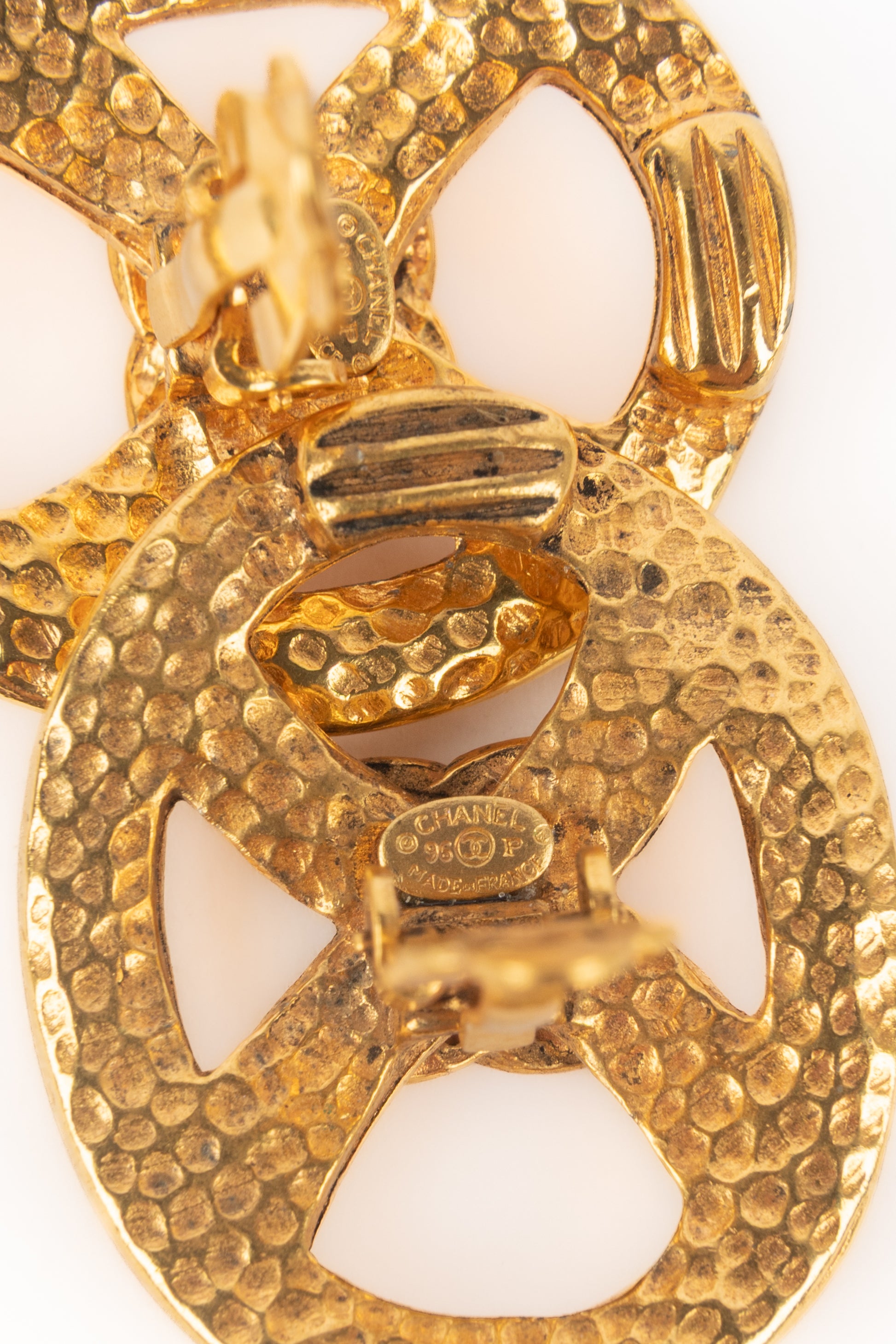 Boucles d'oreilles cc Chanel 1996