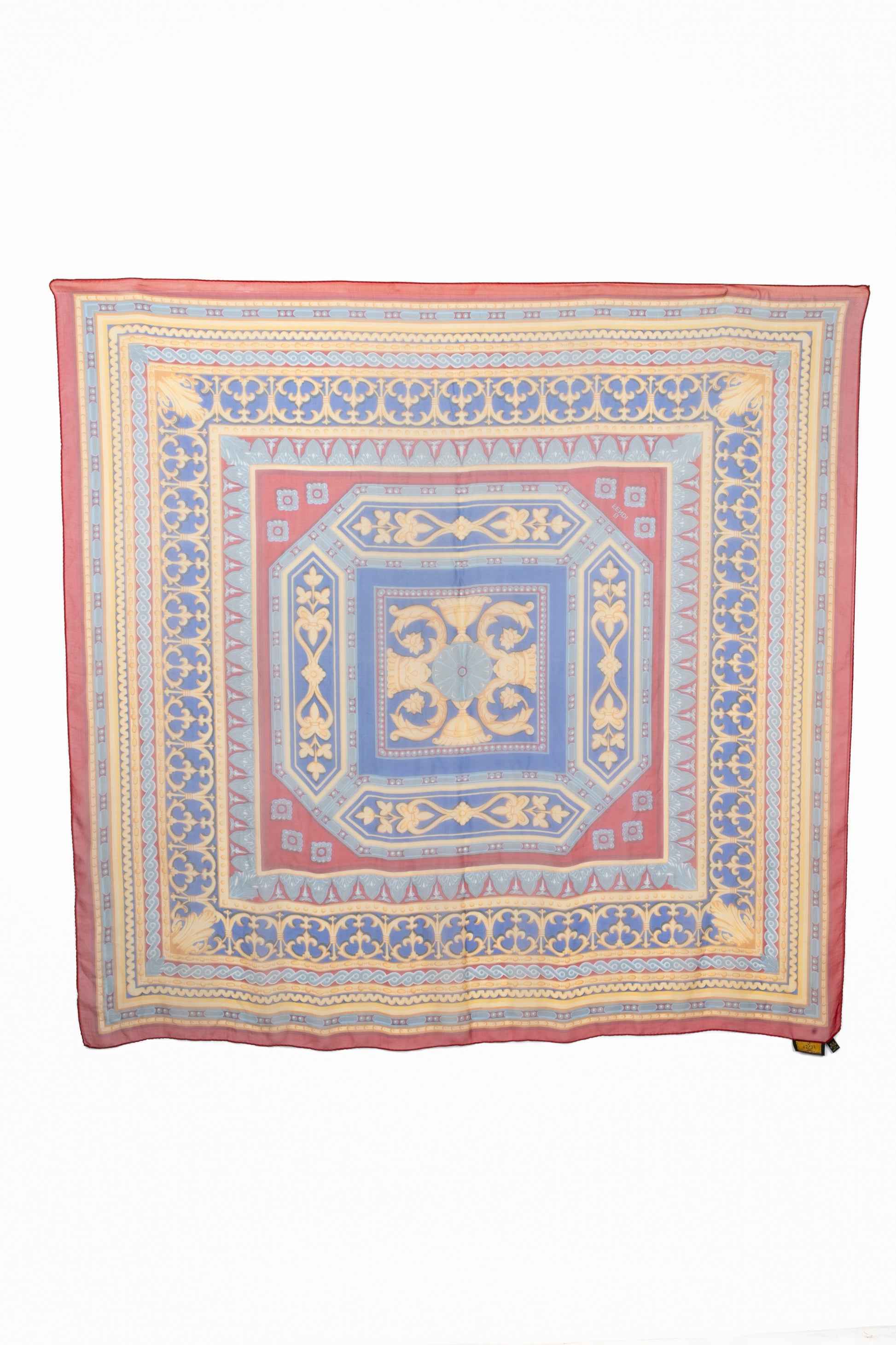 Foulard en mousseline Fendi