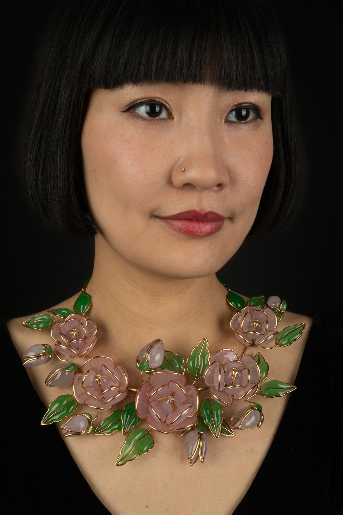 Collier de fleurs Augustine