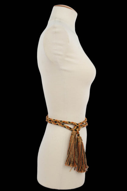 Ceinture en passementerie Yves Saint Laurent (Attribuée à)
