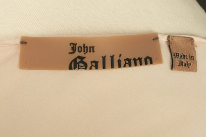 Haut en soie rose Galliano