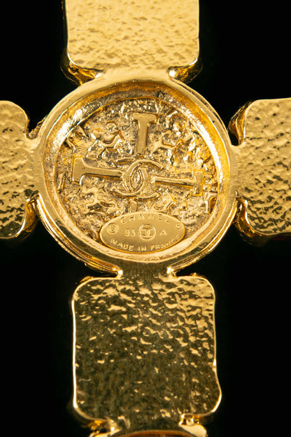 Collier croix Chanel 1993