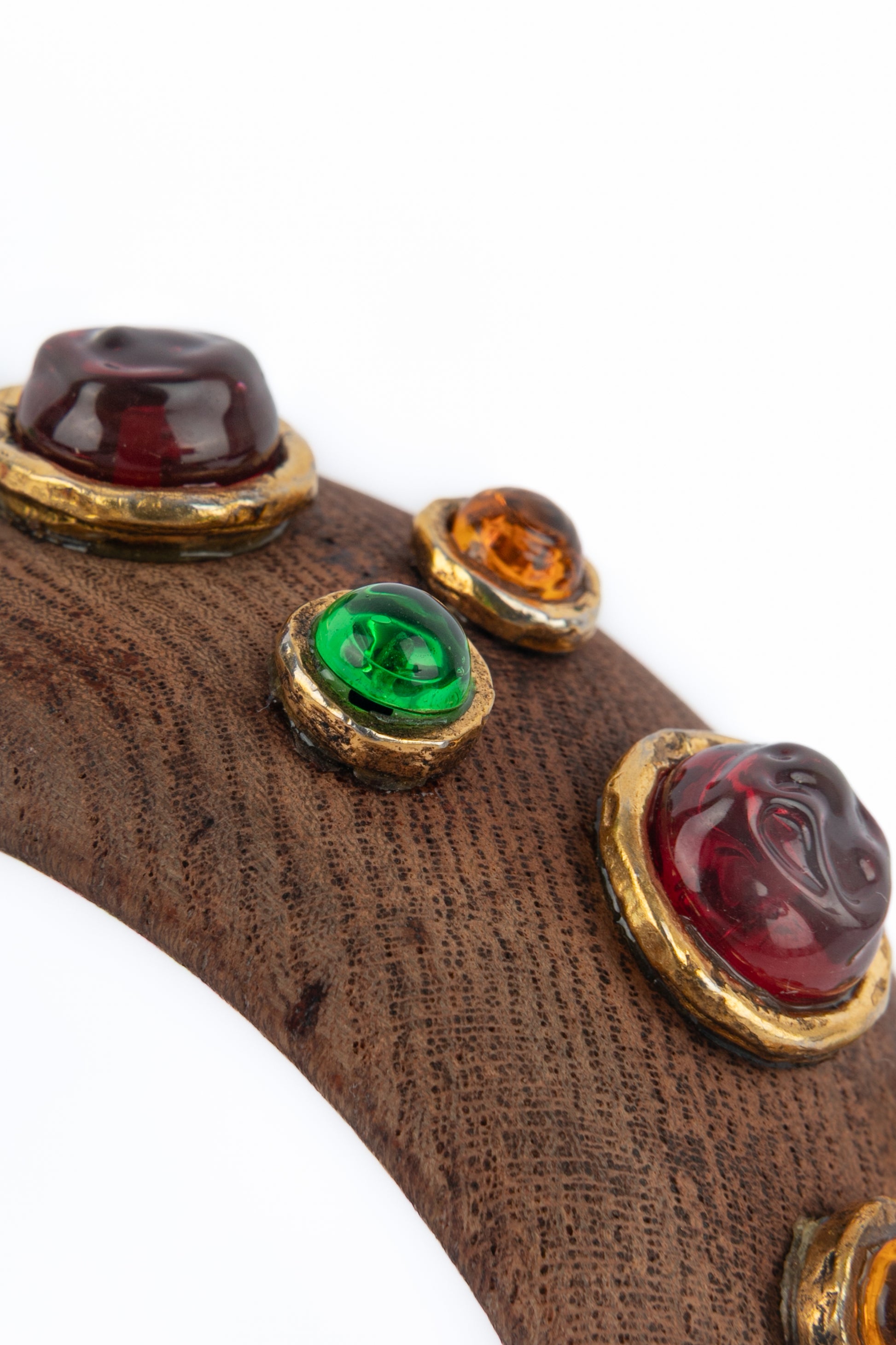 Bracelet en bois Chanel 1985