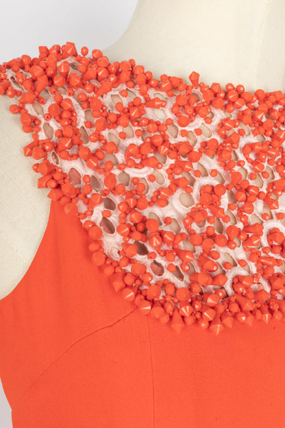 Robe perlée Carven 1960's