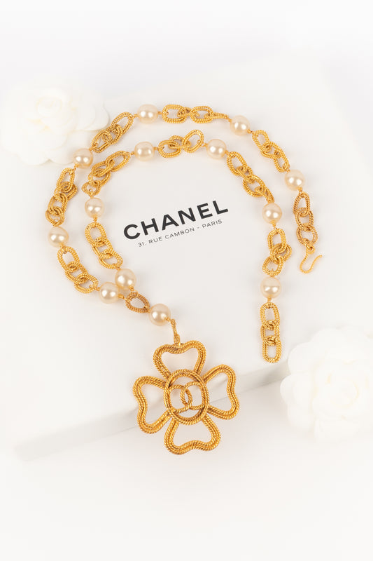 Collier fleur Chanel 1990's