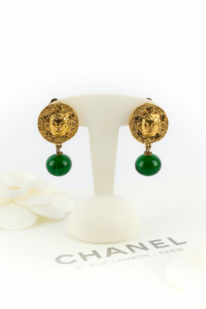 Boucles d&#39;oreilles &quot;Lion&quot; Chanel