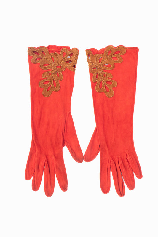 Gants en cuir Nina Ricci 