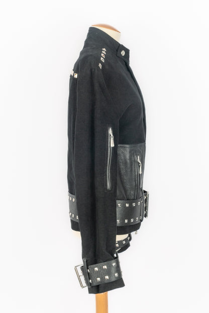 Veste en cuir Versace