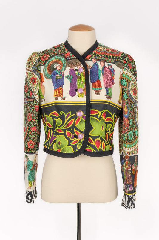 Veste imprimée Versace