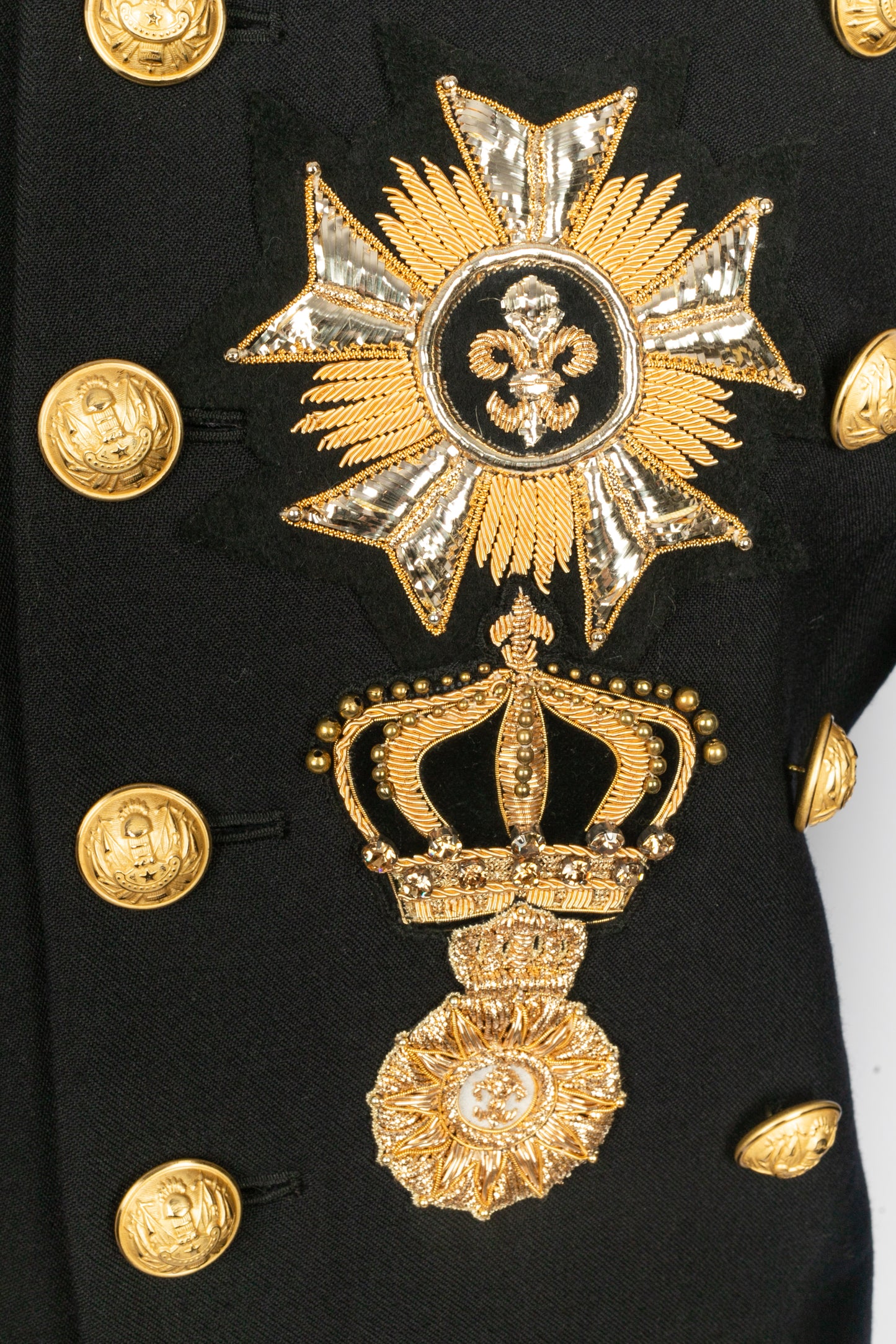 Manteau "Navy" Balmain Homme Hiver 2016