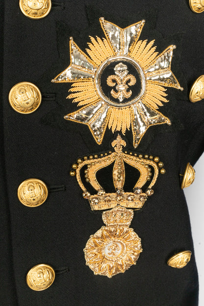 Manteau "Navy" Balmain Homme Hiver 2016