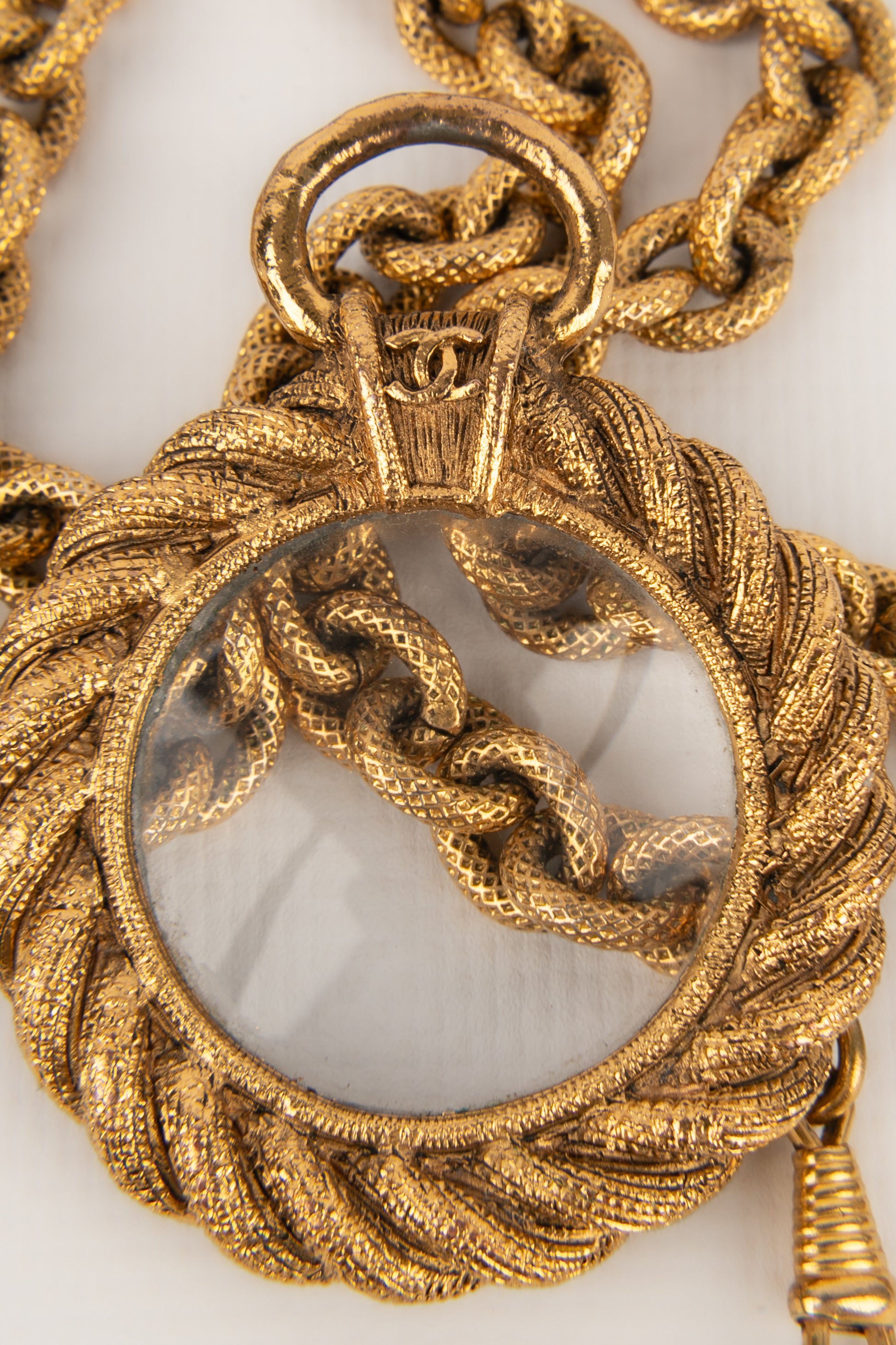 Collier loupe Chanel 1990's