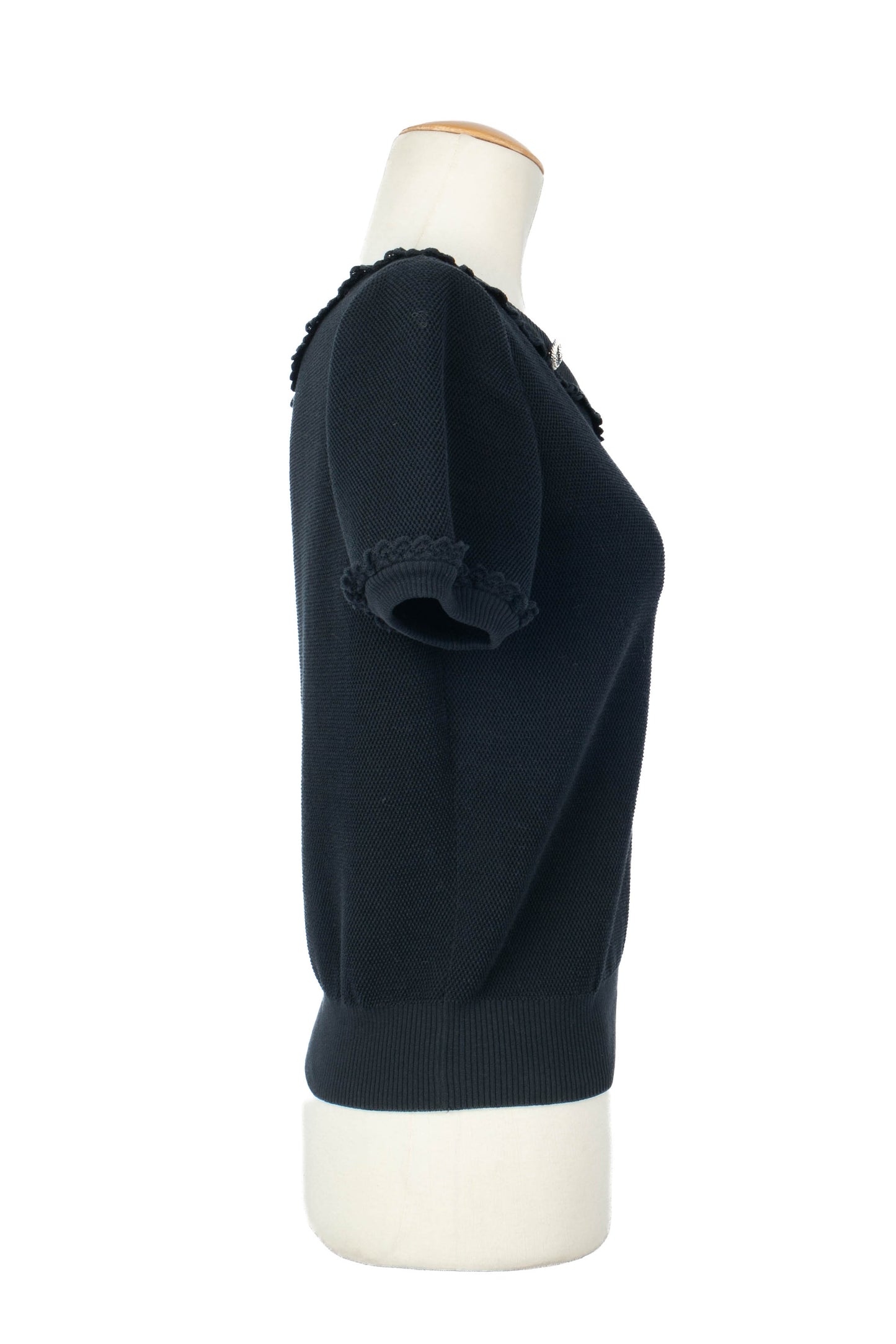 Haut en coton bleu Chanel 