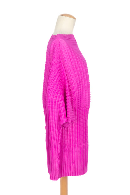 Robe rose Pleats Please Issey Myiake