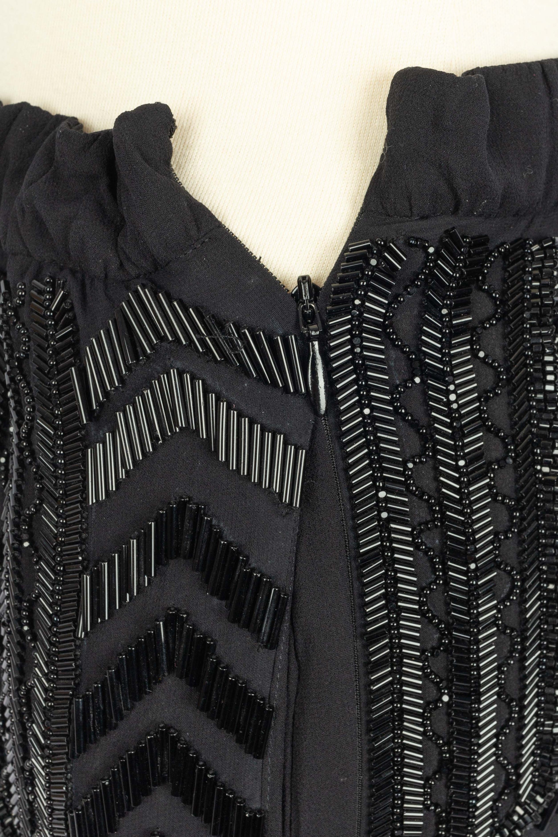 Pantalon à paillettes noire Pucci