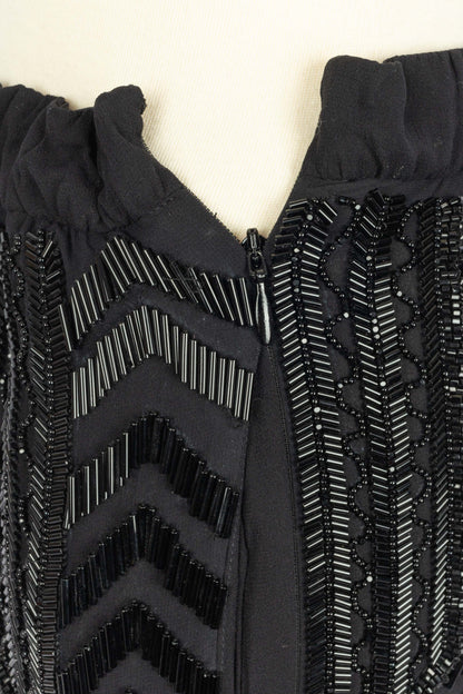 Pantalon à paillettes noire Pucci