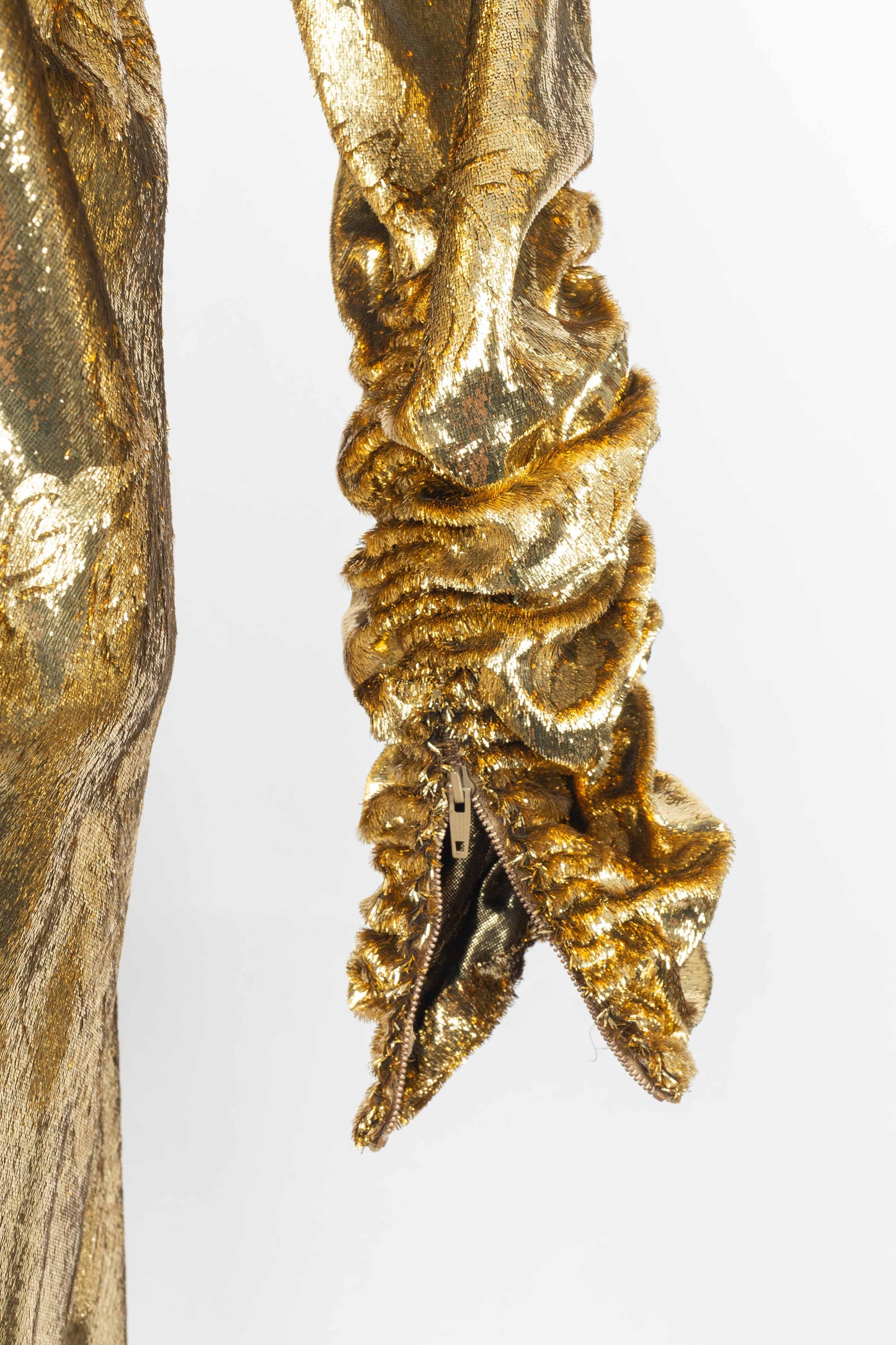 Robe dorée Nina Ricci Haute Couture 