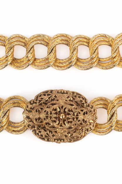 Ceinture dorée Chanel