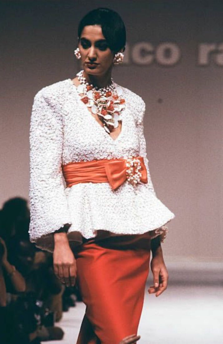 Veste Paco Rabanne Haute Couture été 1989