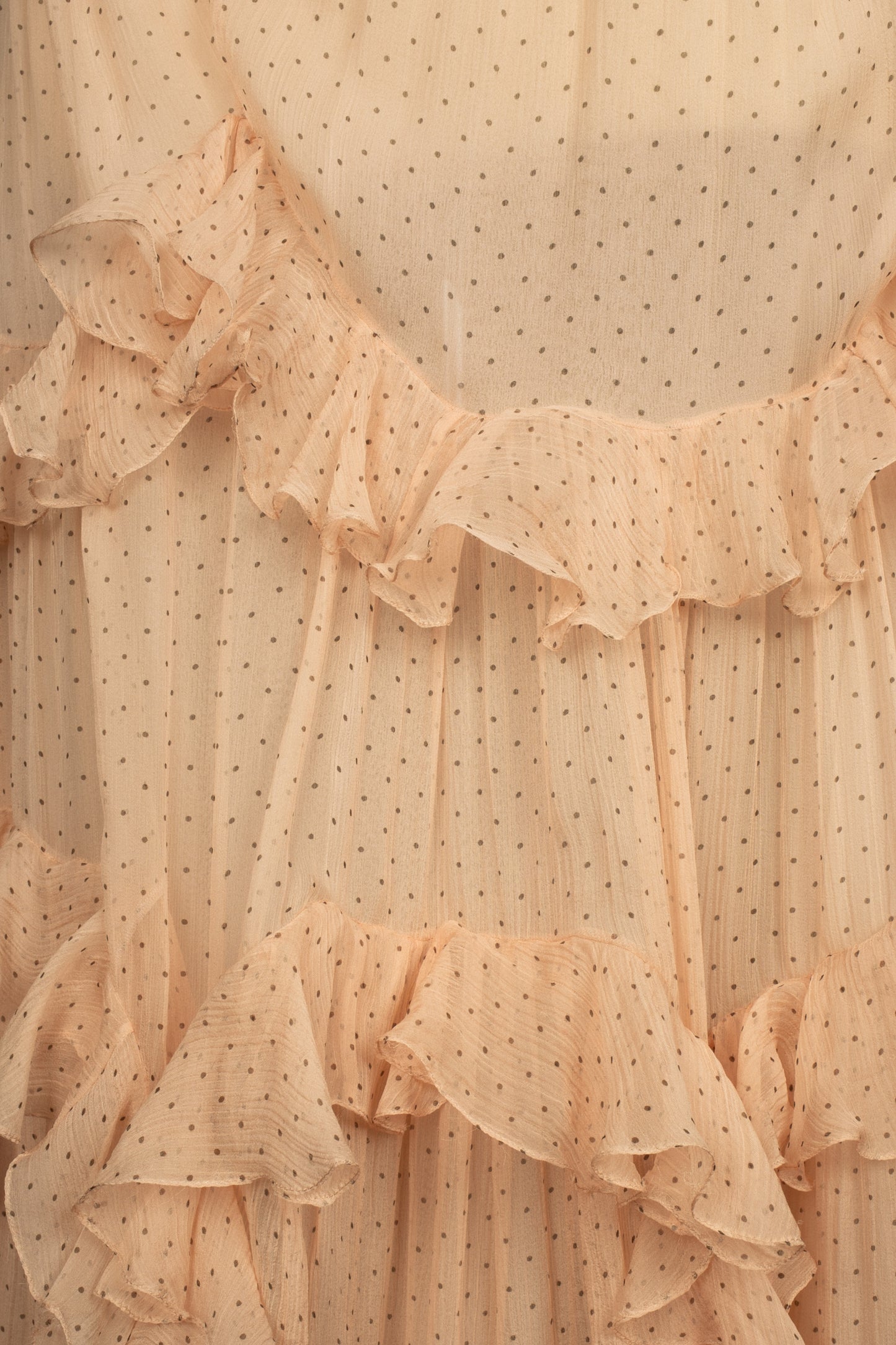 Jupe en mousseline rose Galliano